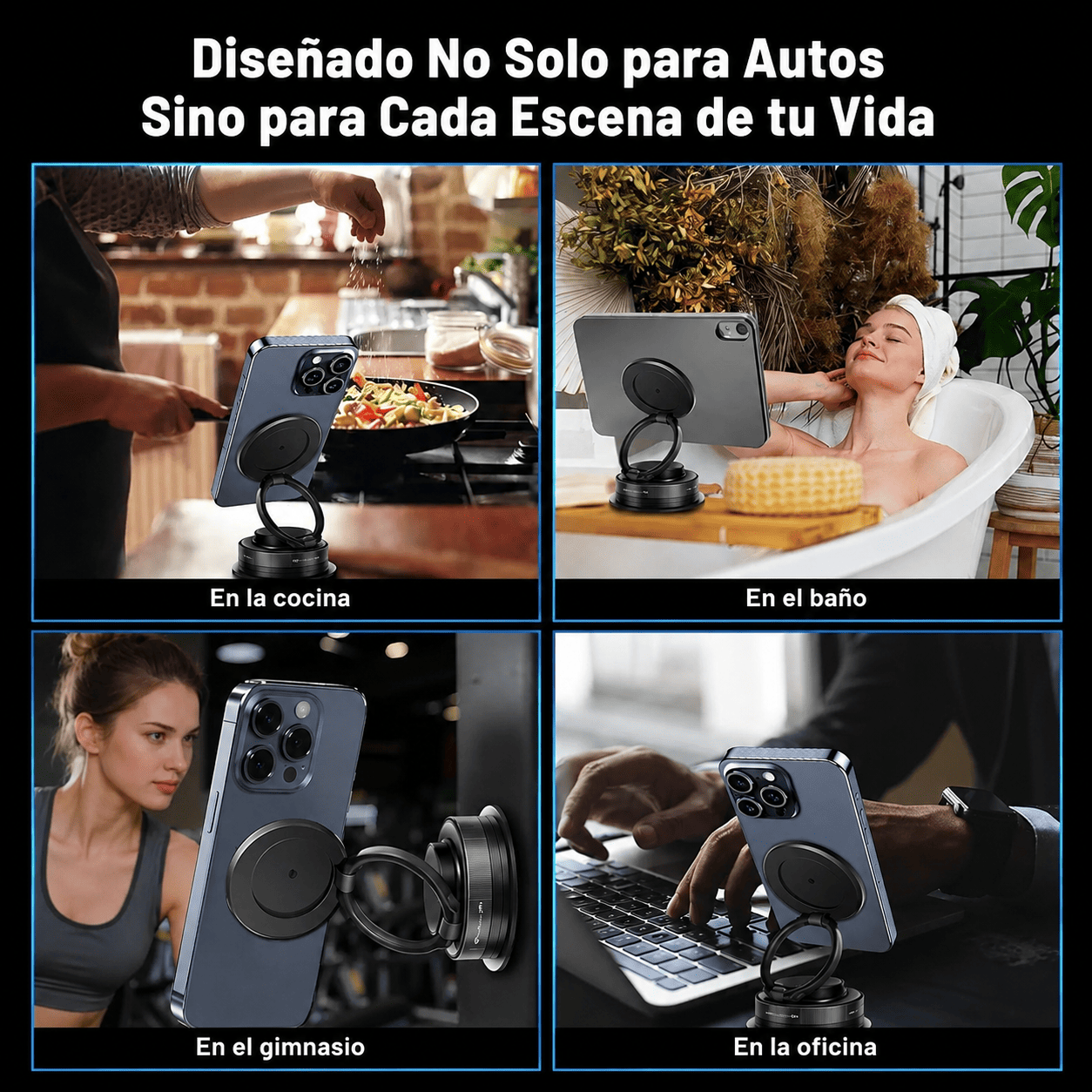 SOPORTE MAGNETICO 360 PARA TELEFONOS