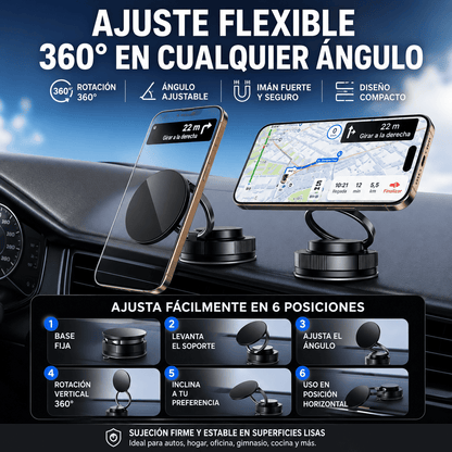SOPORTE MAGNETICO 360 PARA TELEFONOS