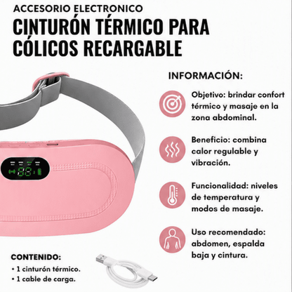 CINTURON DE ALIVIO MESTRUAL TERMICO