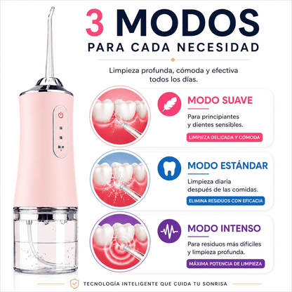 IRRIGADOR DENTAL PRO: LIMPIEZA PROFUNDA Y SONRISA IMPECABLE